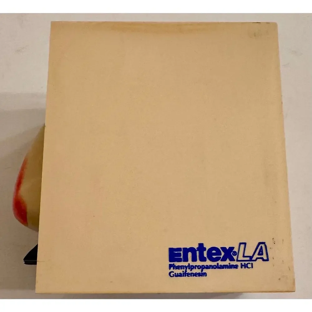 Vintage 1987 Puffs Plus Entex Promotional Plastic Red Nose Tissue Box Cover
